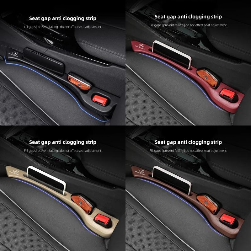 2025 Hot Car Seat Gap Filler Leak Slit Proof Storage Strip For Mercedes Benz AMG W203 W206 W220 W205 W211 W212 W201 W210 W108 GL