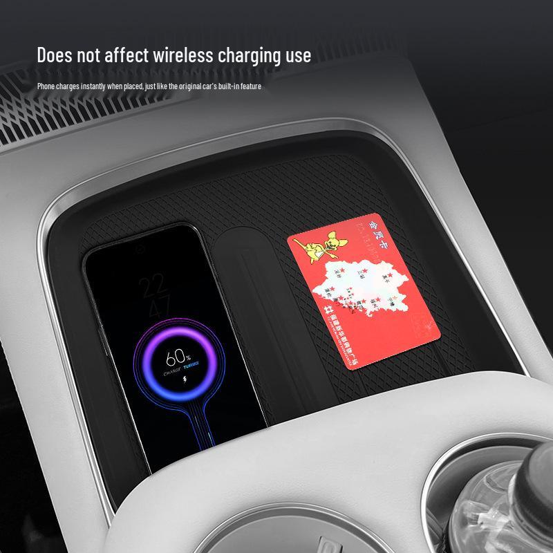 Xpeng X9 Silicone Anti-Slip Charging Mat - Car Interior Protection & Accessories