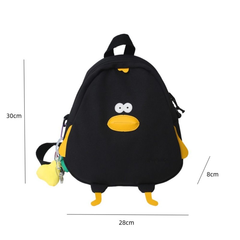Fashion Large Capacity Travel Bags Nylon Cartoon Duck Crossbody Bag Adjustable School Bag Students