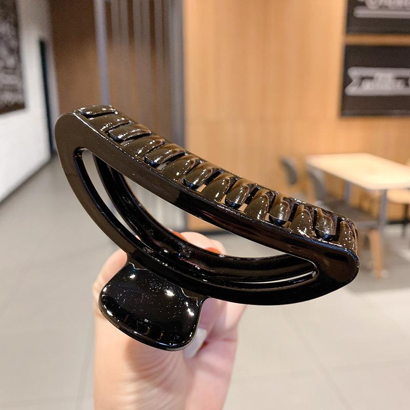 Nuove pinze per capelli a chela eleganti da donna Bianco Caffè Plastica Grande Pinza per capelli Copricapo Coreano Ragazze Pinze per capelli a chela di granchio Accessori per capelli alla moda