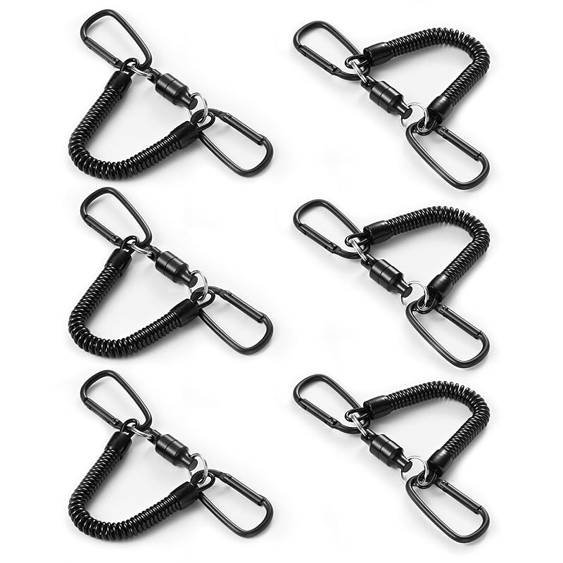 

BEIHOO magnetic releaser [Load capacity 5kg] magnet powerful magnetic release carabiner x2 With spring cord hanging Fall prevention outdoor camp