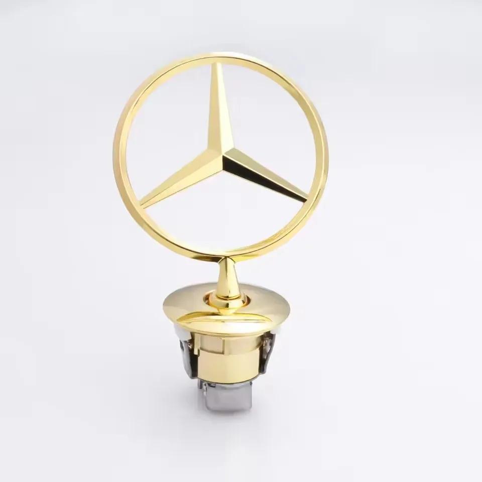 UTES2 Metal Star Bonnet Hood Logo Emblem Badge AMG Maybach For Mercedes Benz W204 W205 W203 W211 W212 W213 C180 C200 E200 E260L S A1