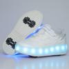 Summer New Children's Runaway Shoes Men and Women Children with Wheels Shoes Four Roller Skates