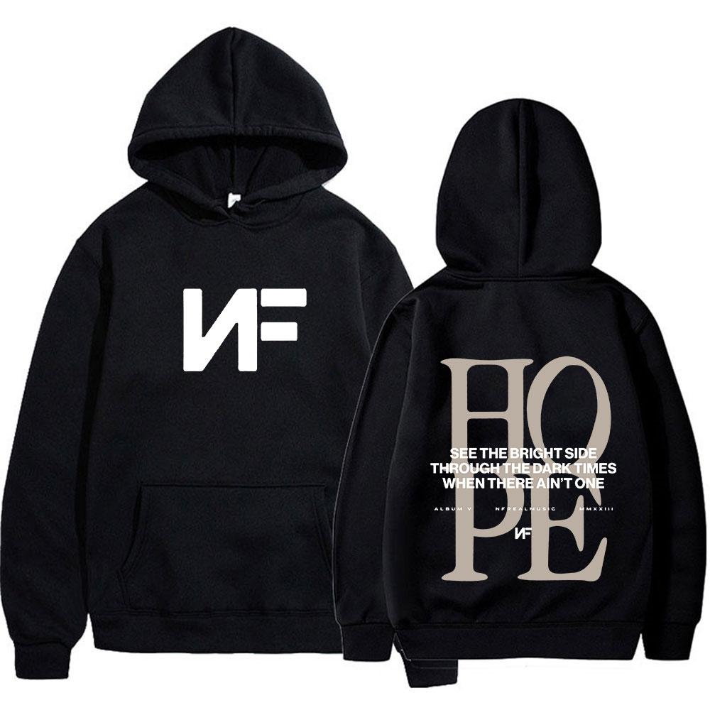 Men Women Clothes Fashion Vintage Hooded Sweatshirts Rapper Nf Hope Tour Hoodie Harajuku Long Sleeve Oversized
