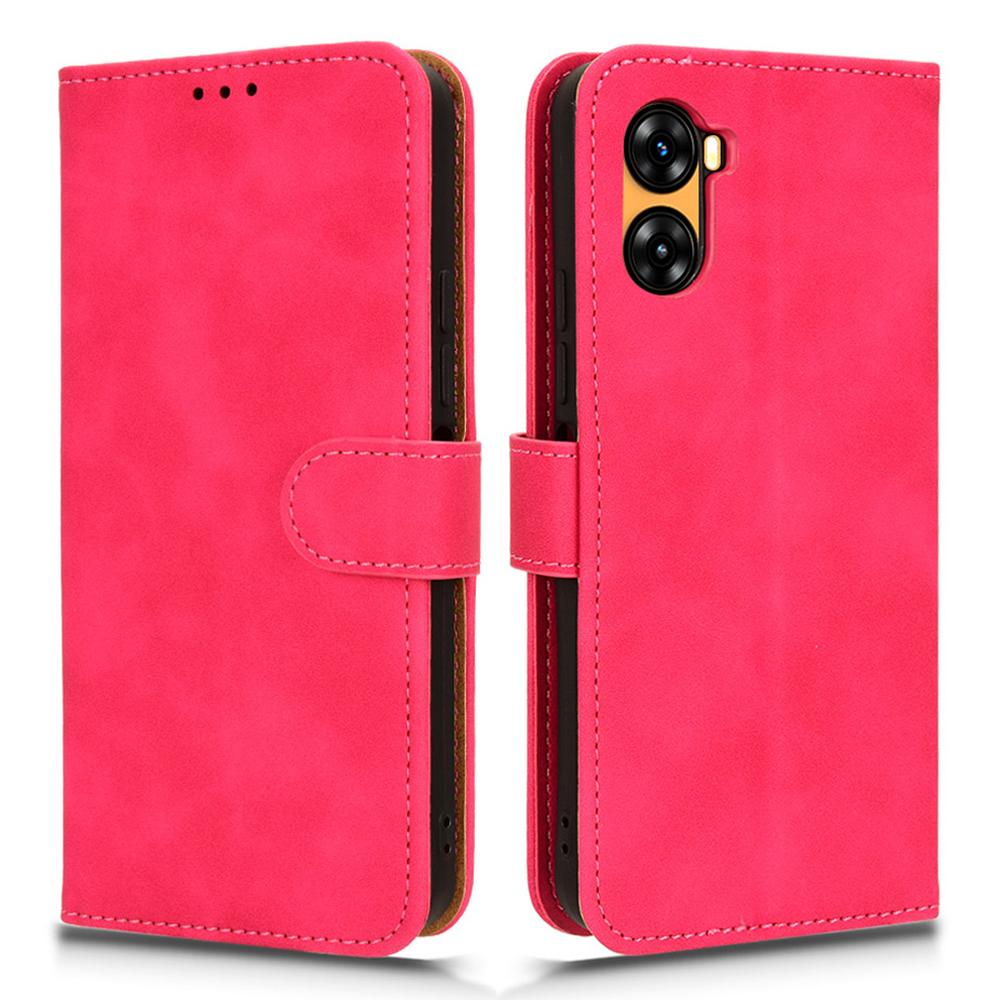 

For Umidigi G3/G3 Max/G3 Plus Case Skin-Feel Leather Phone Cover Rose