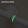Suction Cup Bathroom Handrail Strong Grip Stability Easy Installation Removable Anti-slip Shower Grip Bar
