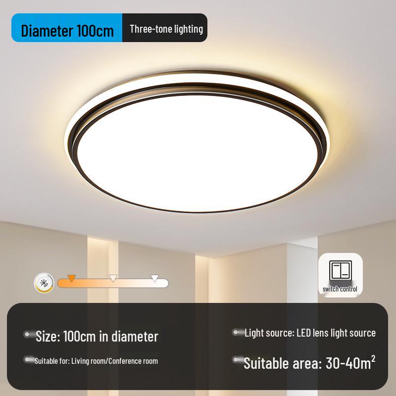 2025 Modern Round Ceiling Light: Super Bright Master Bedroom Fixture