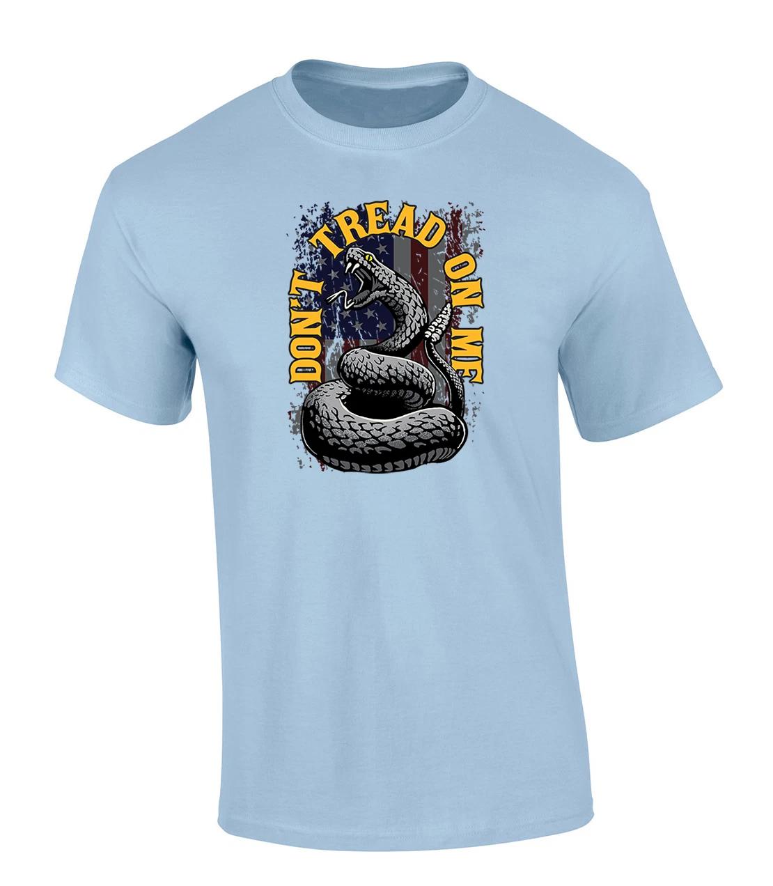 Trenz Shirt Company Don t Tread On Me Tattered American Gadsden flag Short L