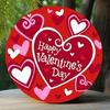 Vintage Metal Valentine Sign Romantic Couple Gift Home Decor Farmhouse Wall Art Rustic Decoration