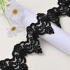 10Yards 9cm Width Flower Lace Trim White Black Gold Splicing Cloth Lace Ruffle Sewing Decoration Lace Ruffle Trim Lampshade