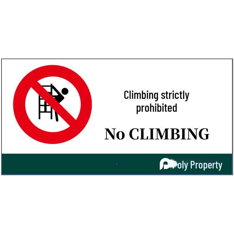 UV Printed Transparent Acrylic Safety Sign