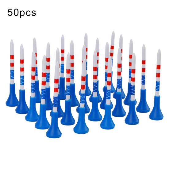 10/20/50 buc tricouri de golf tricouri de golf indepartabile din plastic Reduce frecarea Accesorii de golf cu rotire laterala Model steag SUA Teuri lungi de golf în vrac