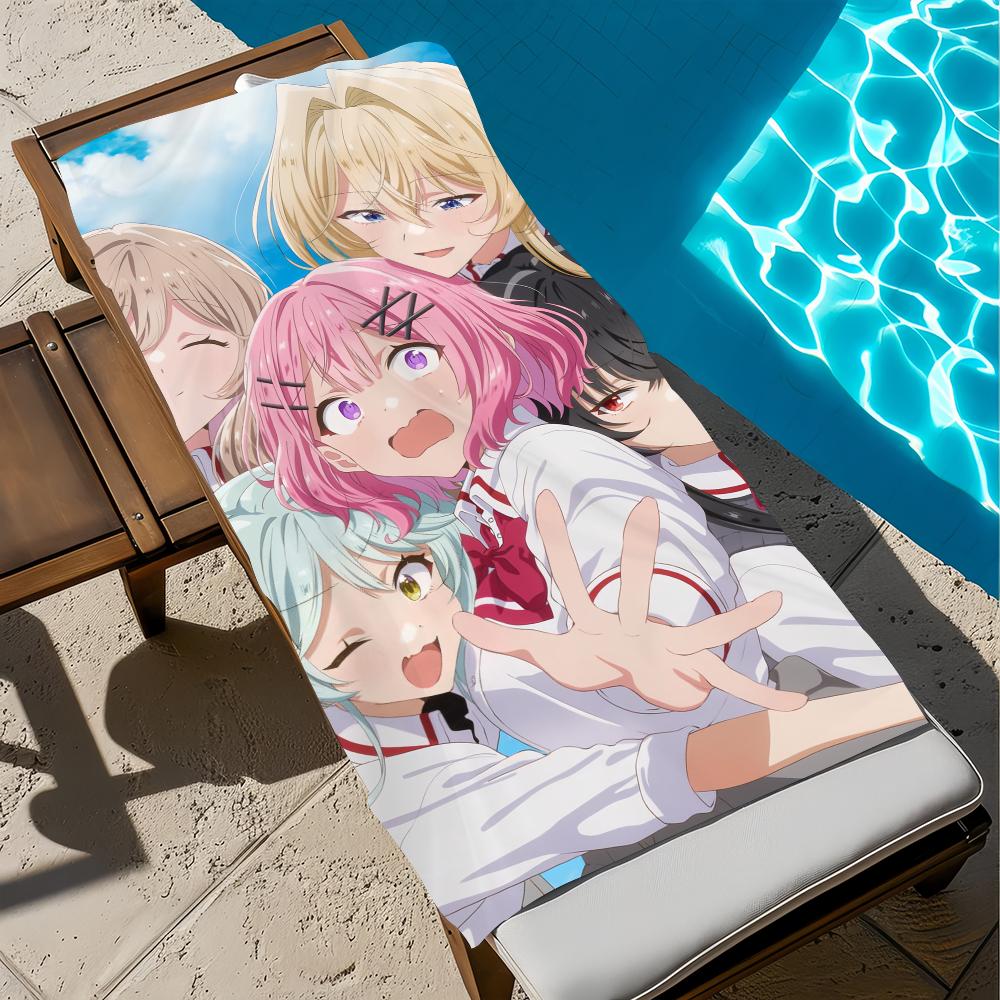 No F-freaking Way anime L-lover-r Towel Beach Quick Dry Soft U-unless Pool Towels Gift for Travel Gym Shower Camping sports