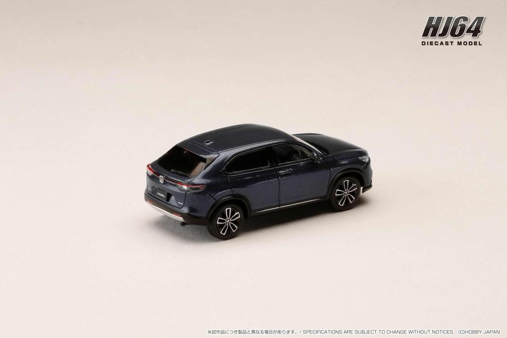 Honda VEZEL HEV Z Midnight Blue Beam Metallic 1/64 e