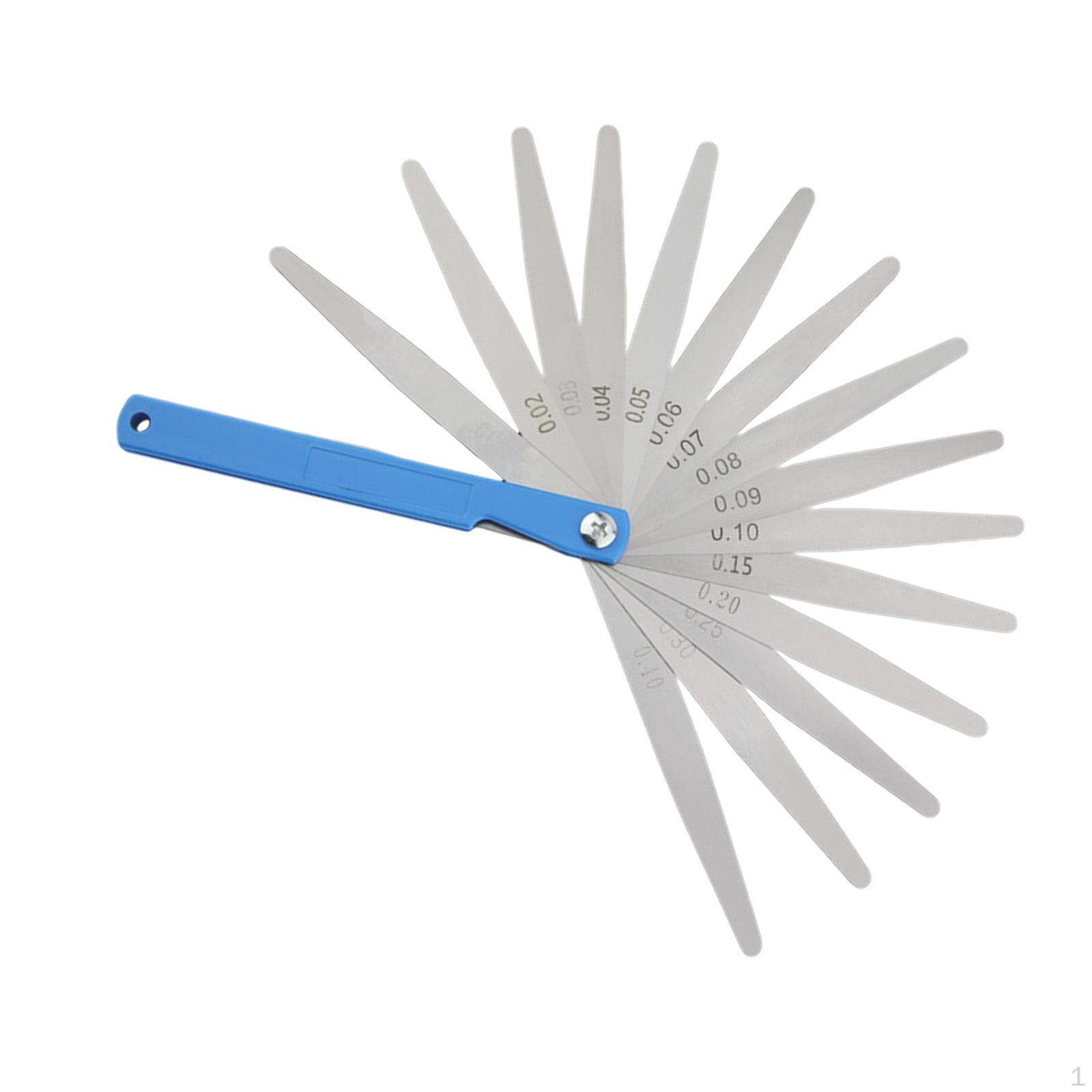 High Precision Feeler Gauge Gap Aperture Ruler Stainless Steel Offset Valve Thickness