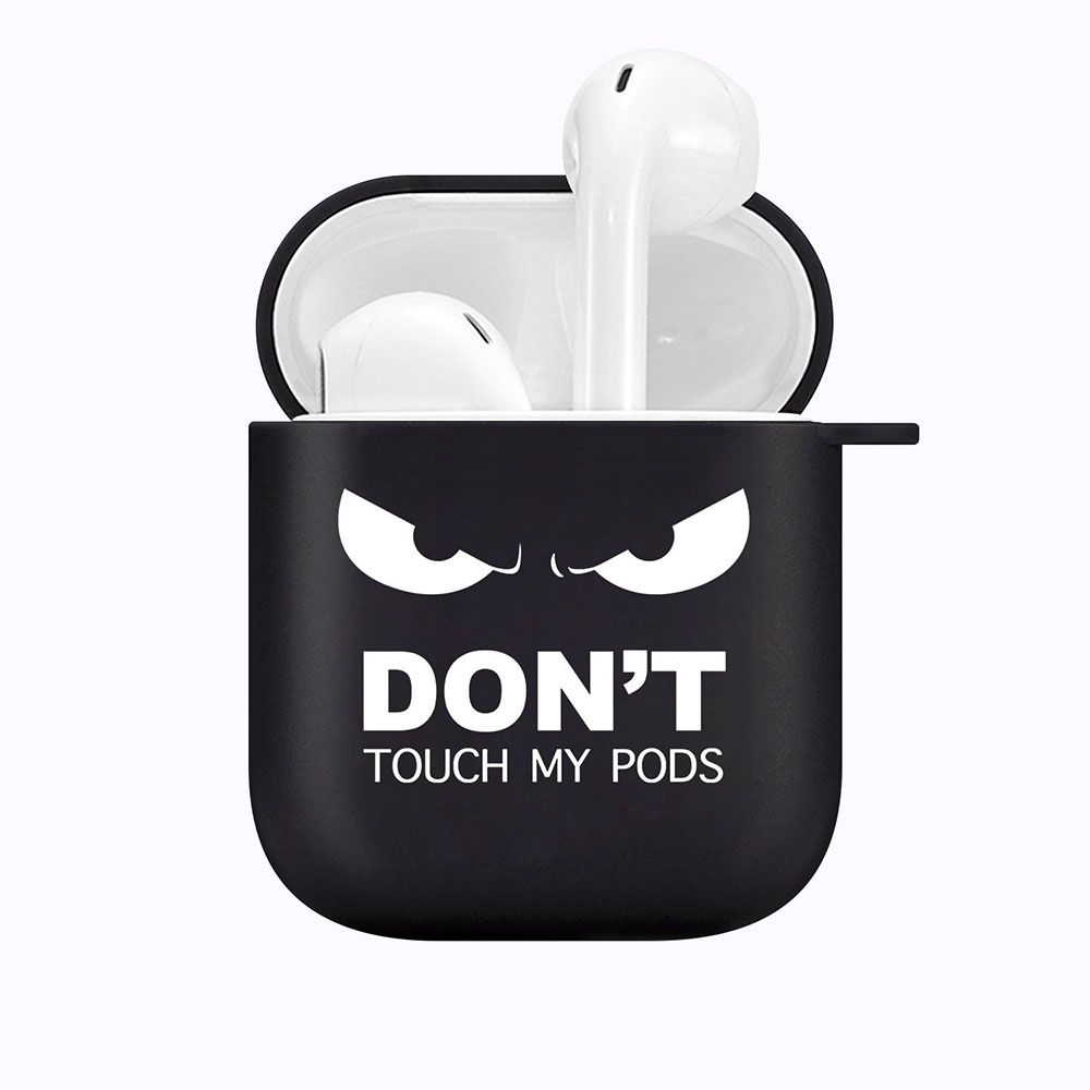 Shockproof Earphone Protector Soft Silicone Cover Protective Case Headphone Cases with Keychain