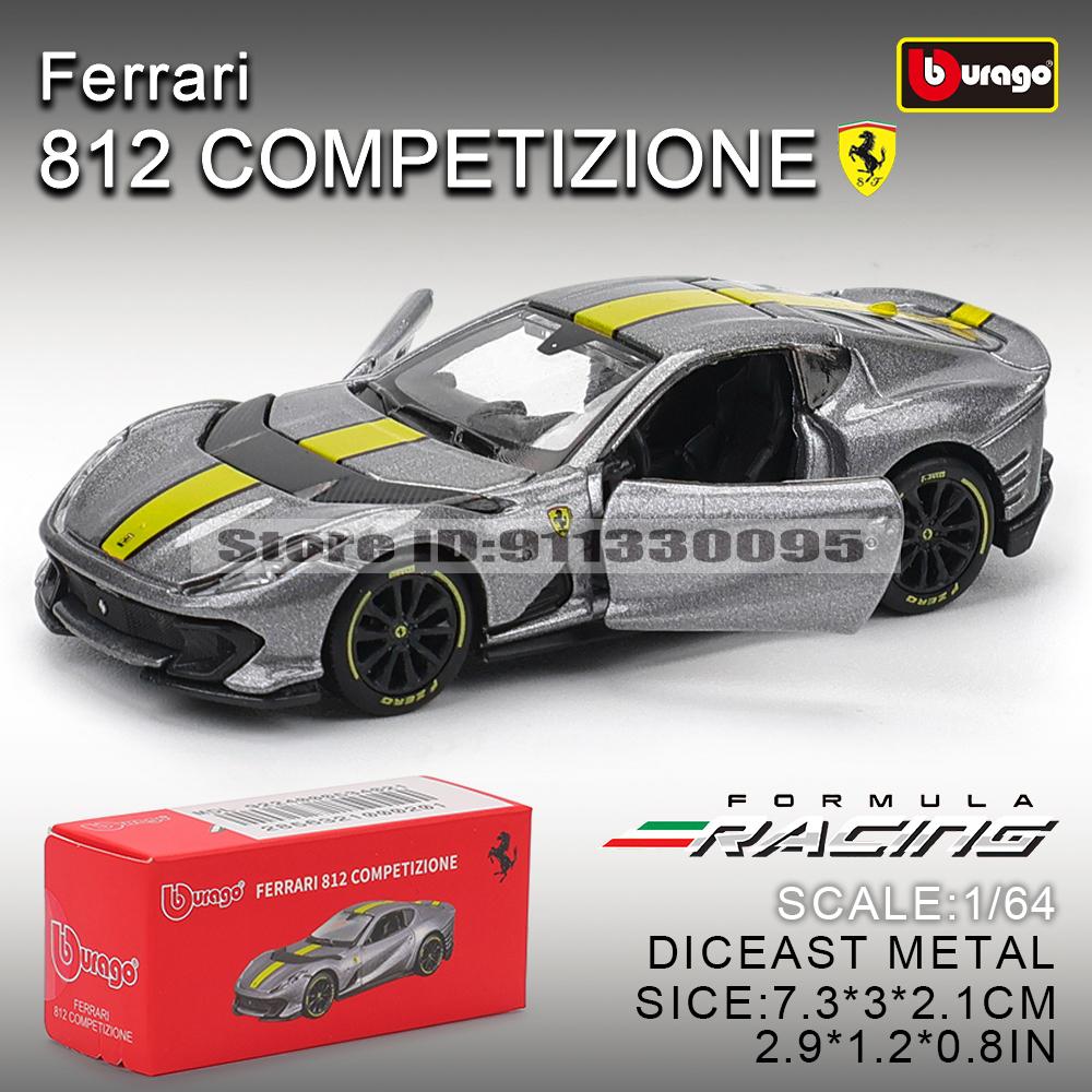 Bburago1:64 Ferrari ENZO SF90 SP3Model Small Collection Car Alloy Model Toy Gift Scene Decoration Classic and Exquisite