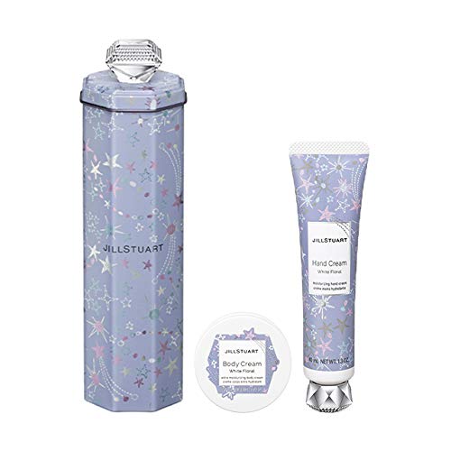 JILLSTUART 2020 Christmas Gift Set Dreamy Stars Body Cream & Hand Cream White Floral