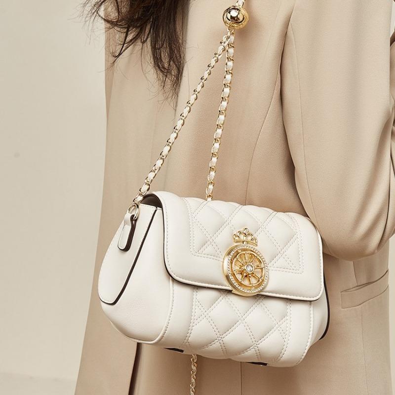 Bag Women's Rest Light Luxury Diamond Check Bag Small Square Bag Women's Everything Diagonal Shoulder Bag