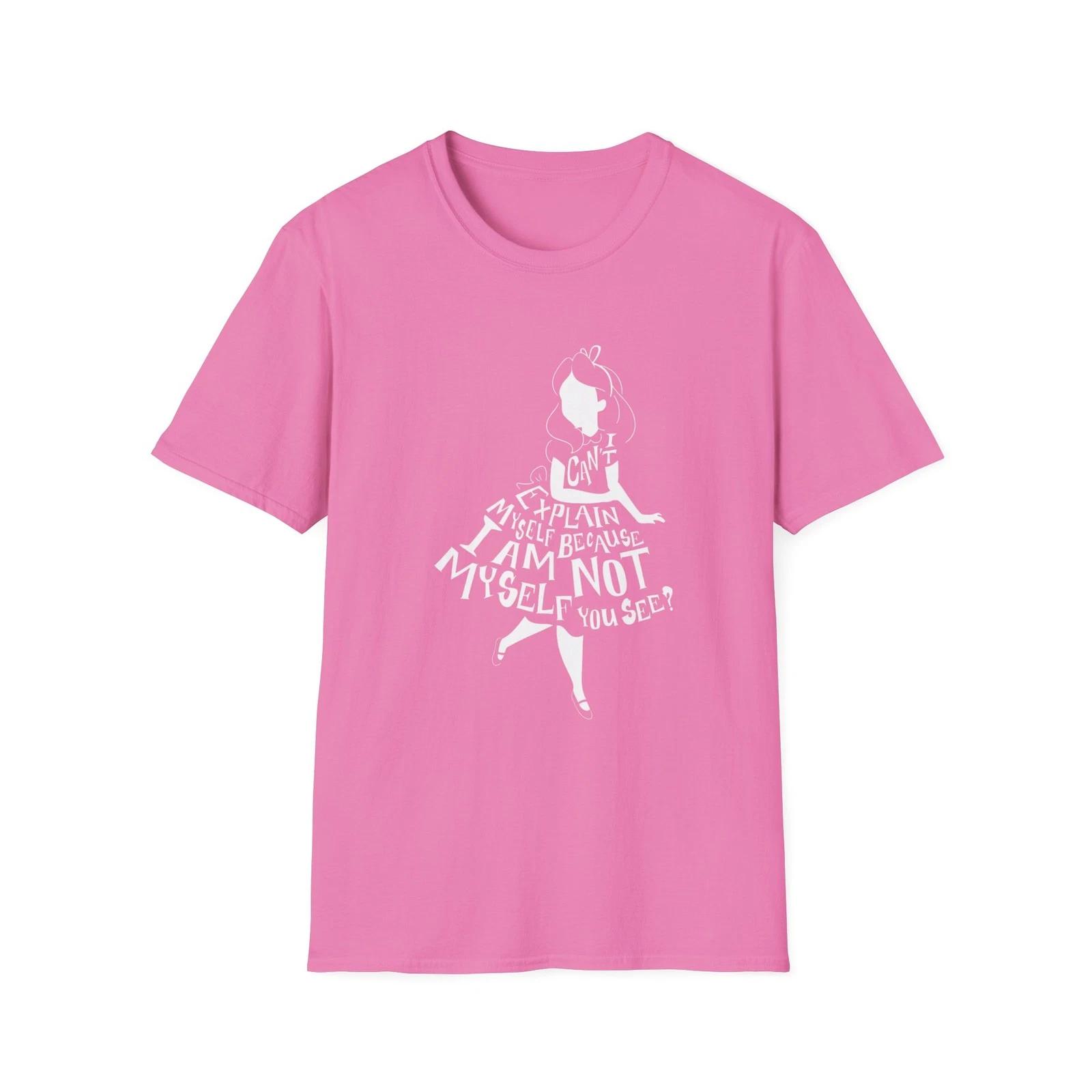 Alice in Wonderland Womens Ladies Shirt Soft Christmas Birthday Comfortable 3XL