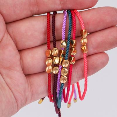 Yousheng Friendship Bracelet with Charms Adjustable Handmade Temperament Ornamental Decorate Accessories Unisex Handmade Braided Bracelet for Daily
