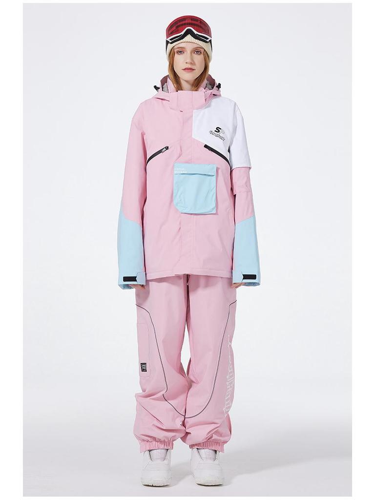 Unisex Winddichter Wasserabweisender Skianzug - Warme, Dicke Snowboardausrüstung