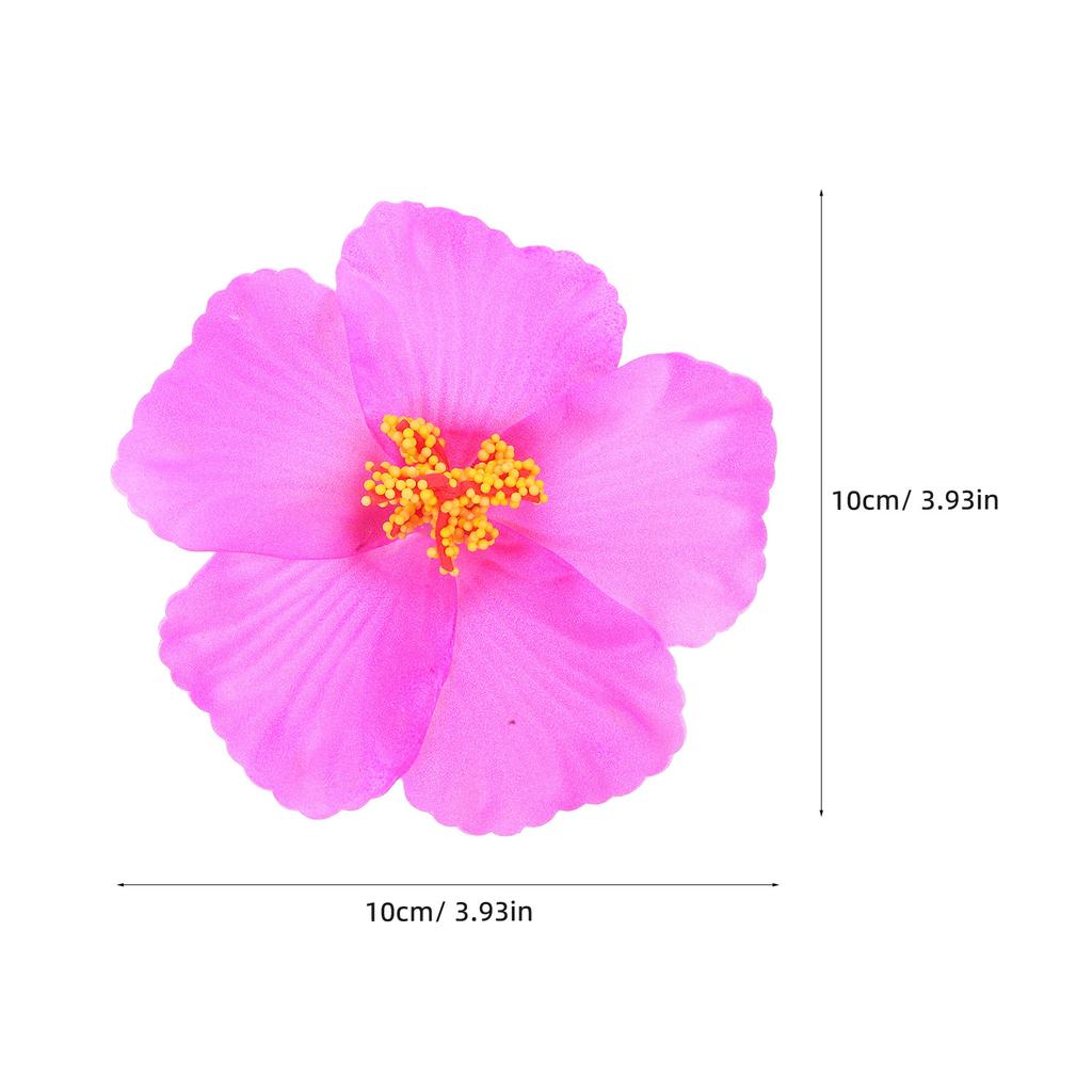 12pcs Tropical Faux Flowers For Hawaiian Party Decorations Diy Artificial Summer Flower Arrangements Beach Wedding Birthday