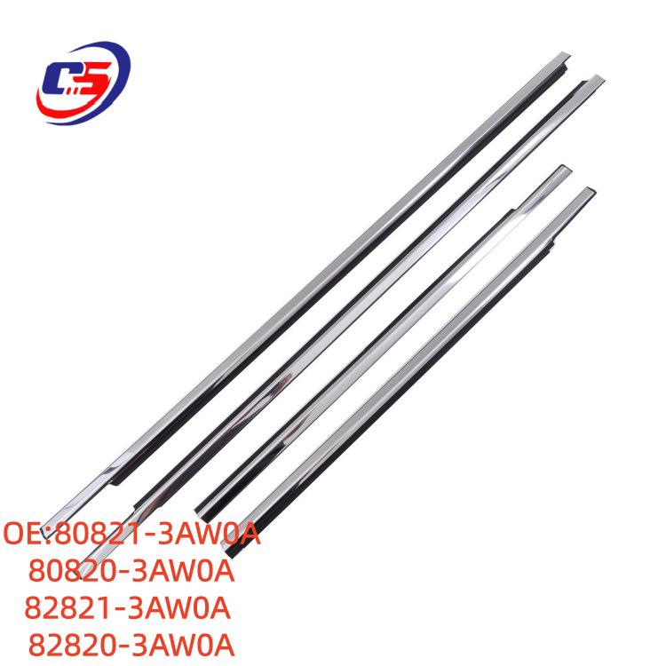Exterior Trim Strip for 2010-2014 SUNNY Window Seal 80820-3AW0A 80821-3AW0A 80820-3AW0A 82821-3AW0A 82820-3AW0A