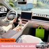 For Geely EX2 Xingyuan 2026 Car Decorative Frame for Central Control Air Outlet ABS Rack Dashboard Modification Accessories