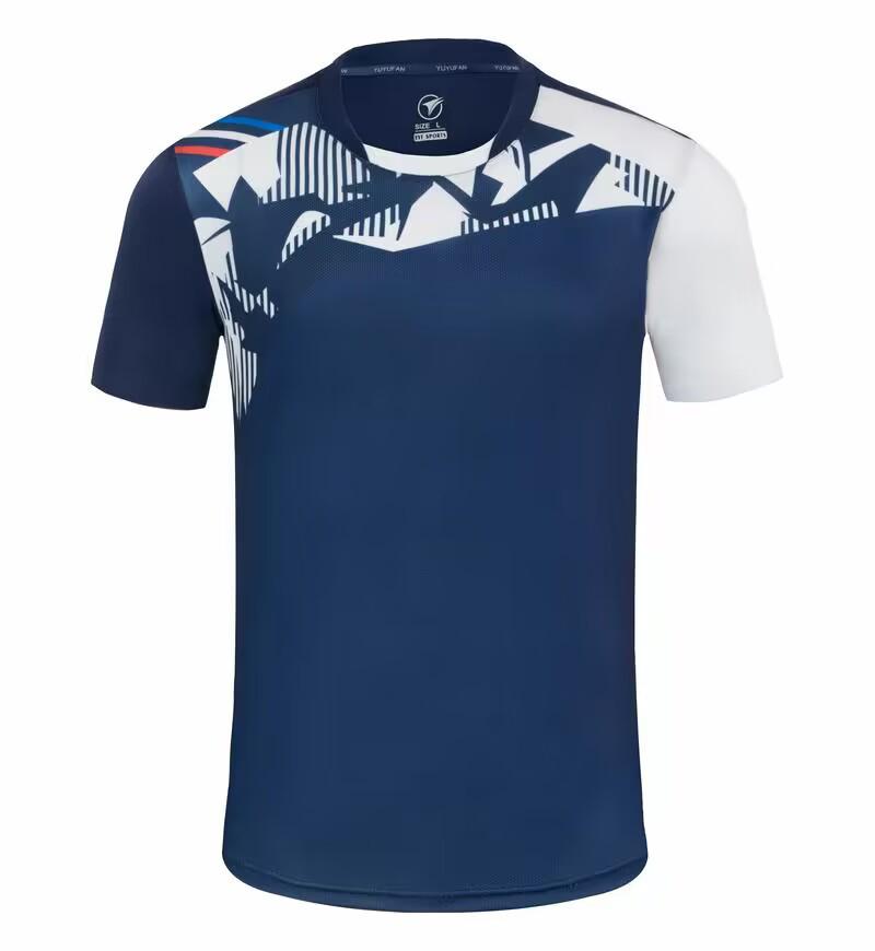Unisex Short Sleeve Team Uniform for Badminton/Table Tennis - Couples Style