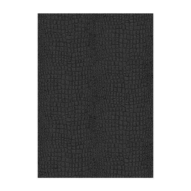Self-Adhesive Black Crocodile Texture Wallpaper - Waterproof Decorative Wall Sticker