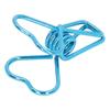100pcs   Clips Cute Cartoon Heart Shape Metal Hollowed   Tail Clips Paper Clamps   Supplies