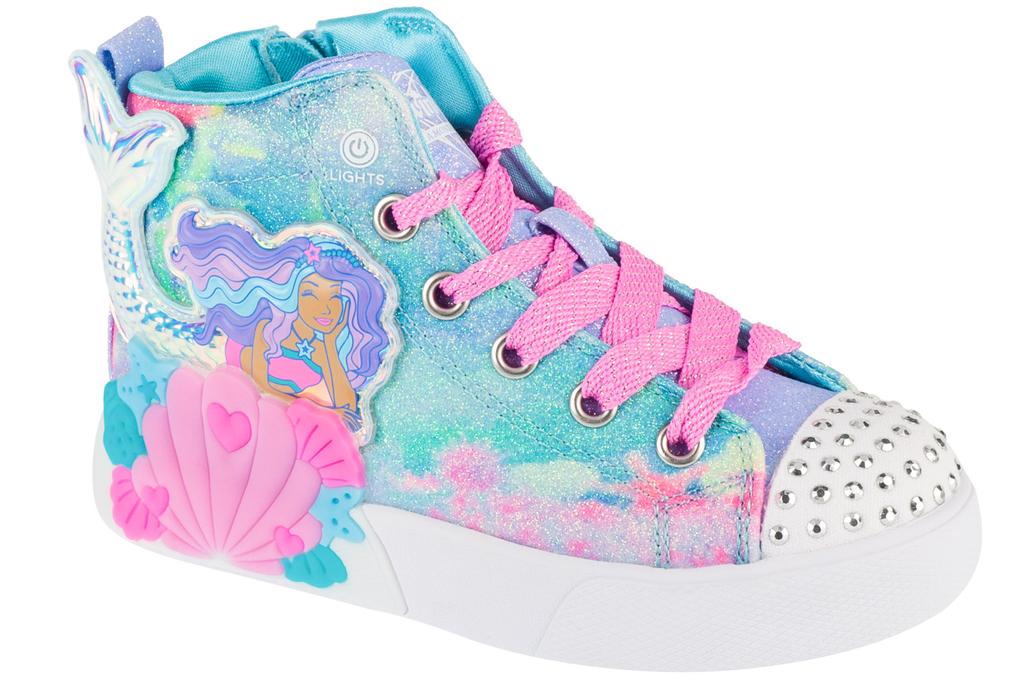 Skechers Schelpen Magie - Zeemeermin Zee, voor Meisje blauwe Plimsolls