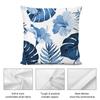 Boho Monstera Pattern Cushion Cover Soft Plush Fabric DoubleSided Printed Cushion Covers for All Seasons Modern HomeDecor Gift