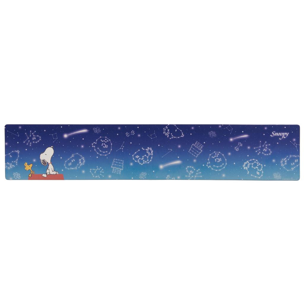 Senko Snoopy Starry Sky Snoopy Wipeable PVC Kitchen Approximately 45 X 240 Character Snoopy 72066 Mat, Cm, Blue,
