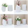DIY Planter Vase Mould Leaf Pattern Cements Molds Silicone Material Suitable for DIY Hand-Making Succulent Flowerpot