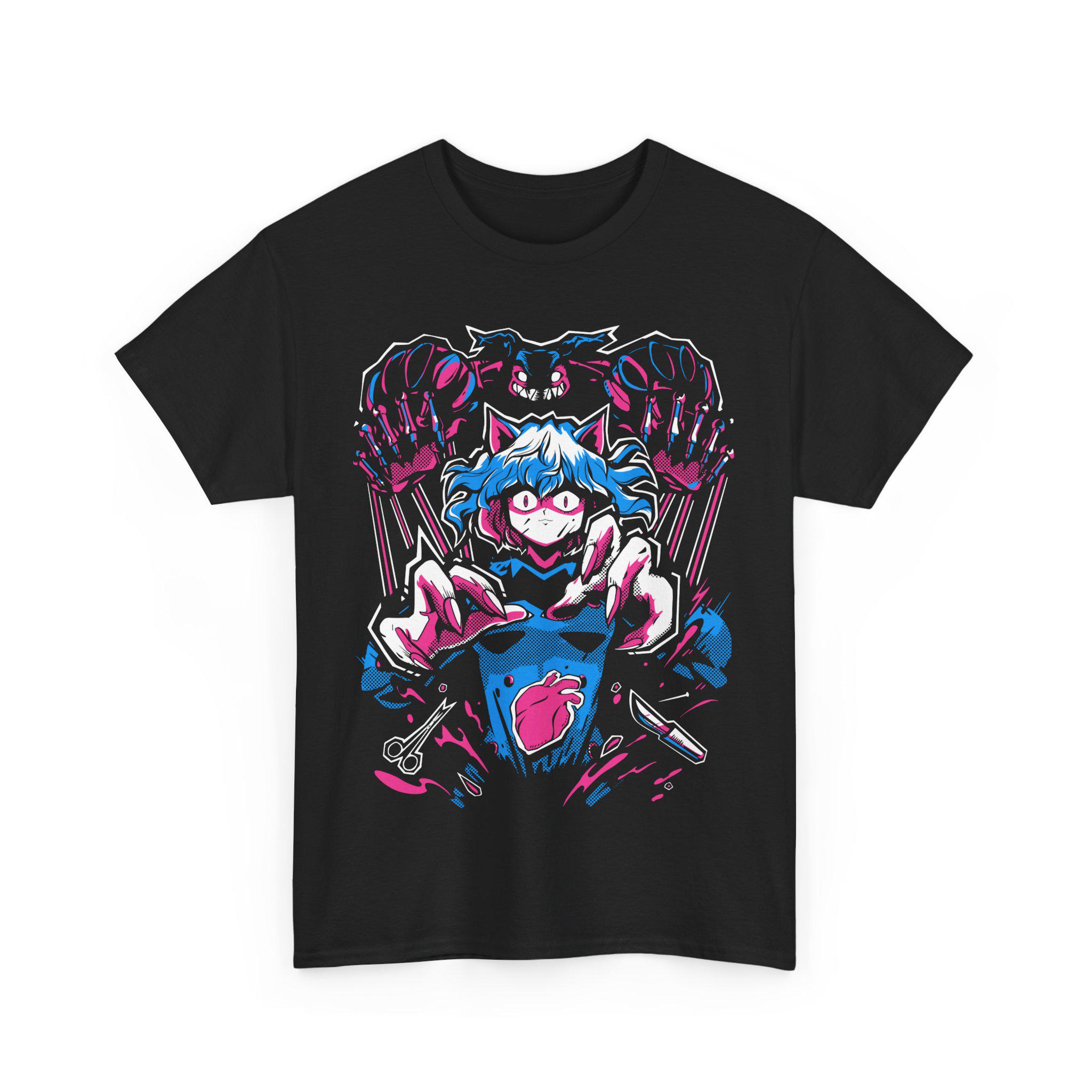 

Anime Comic Shirt Anime Tshirt Mens and Womens Summer Cotton Loose and Fashionable Round Neck Casual Short Sleeved Top 4XL