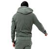 Justhype Acid Wash Hoody, Mens Green Sweatshirt