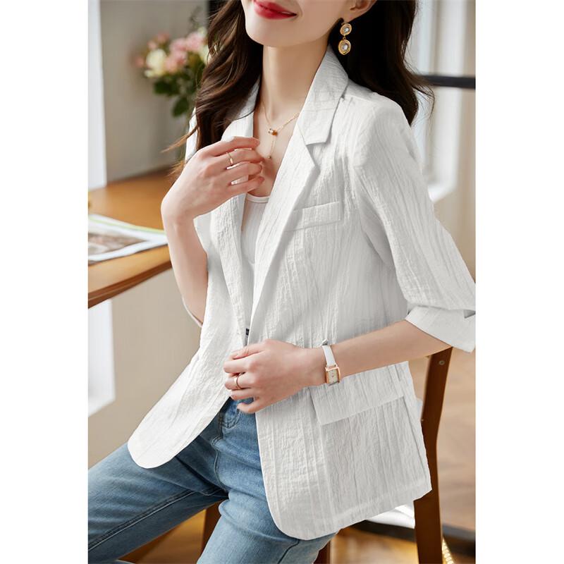 

Женская летняя плиссированная куртка с коротким рукавом и воротником поло XL