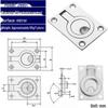 304 Stainless Steel Ring Handle Hatch Pull for RV or Yacht Decks