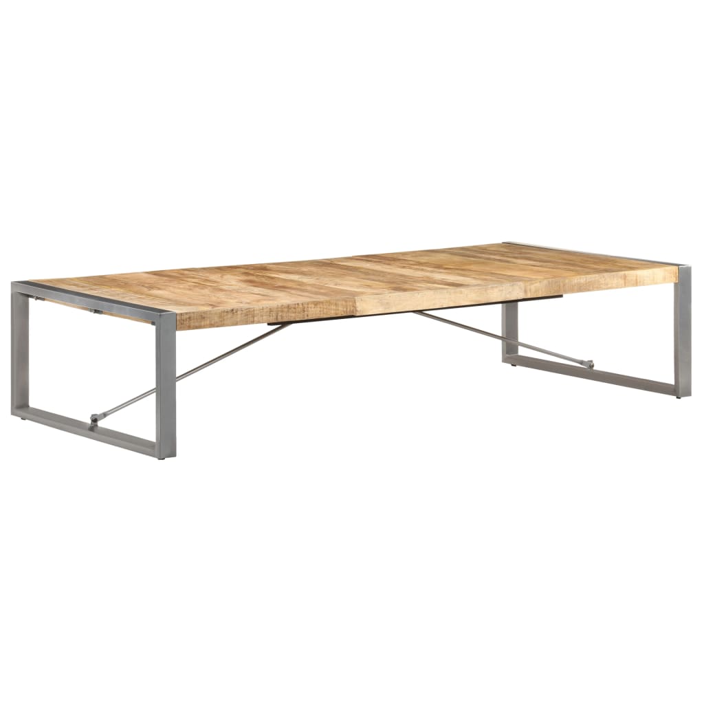 Coffee Table 180 x 90 x 40 cm Rough Mango Wood