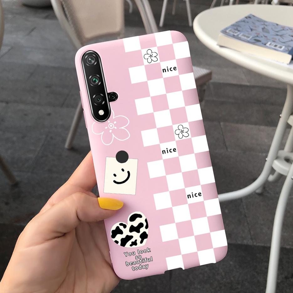 For Huawei Nova 5T Case Honor 20 Fashion Art Painted Cover Soft Slim Phone Case For Huawei Nova 5T 5 T Honor20 Back Cover Bumper