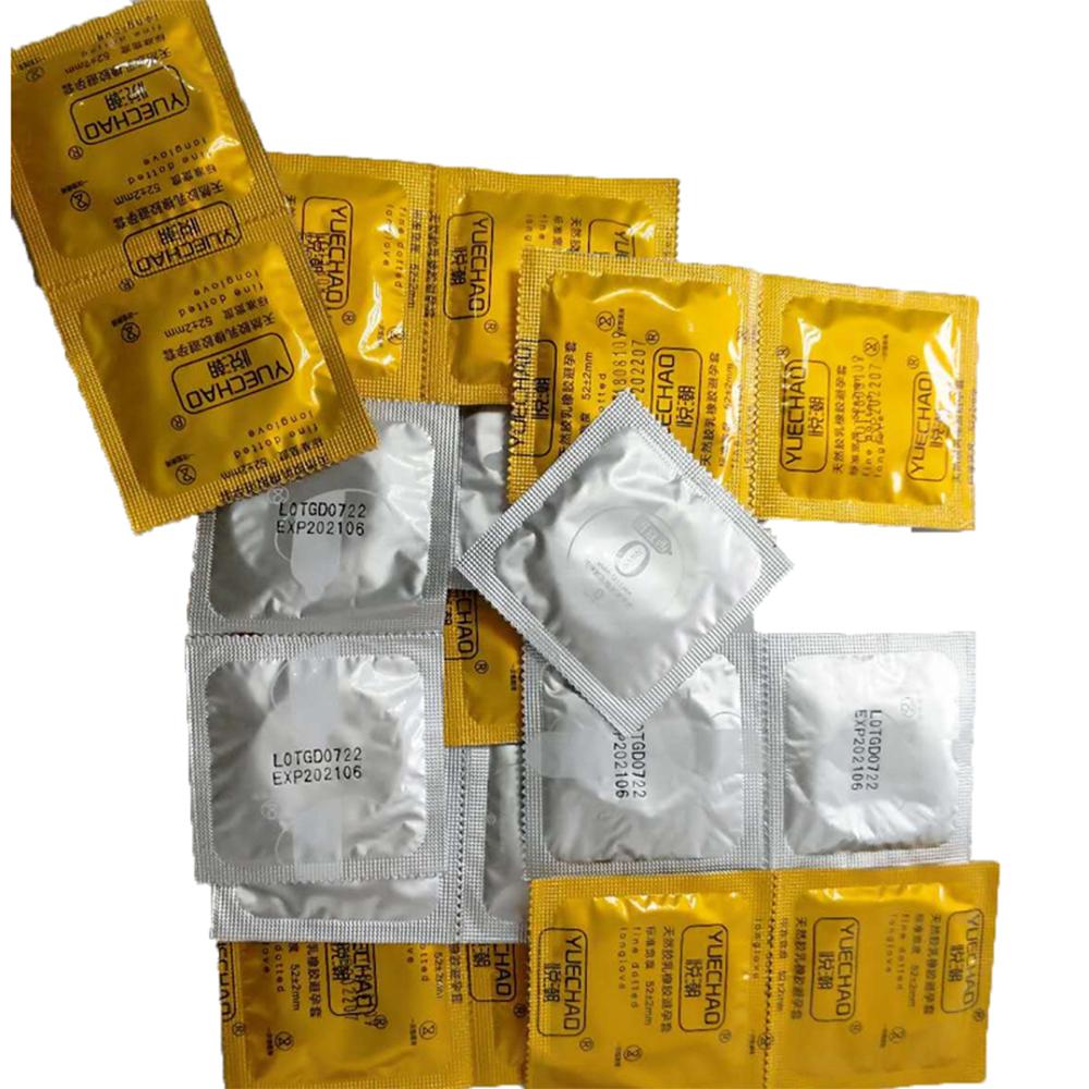 50 stk kondomer voksen stor olje kondom glatt smurt kondomer for menn penis prevensjon Intim erotisk sexleketøy produkter