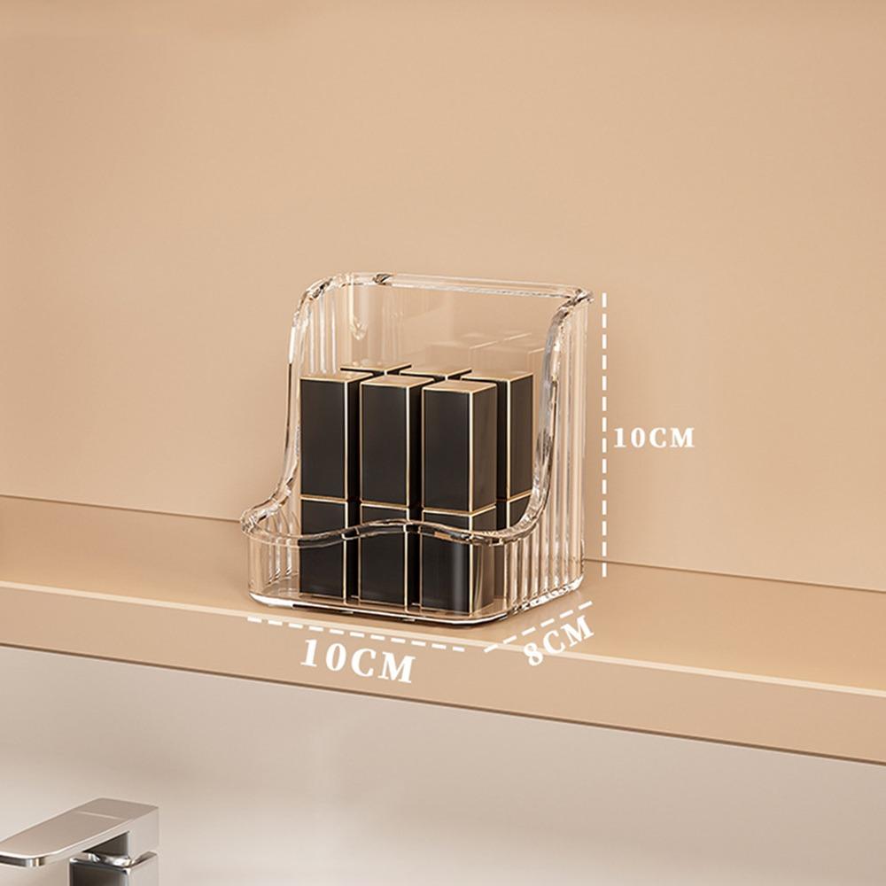 New Multifunctional Cosmetic Storage Box Cabinet Wall Mounted Oblique Desk Storage Organizer Transparent Bathroom Shelves Rack