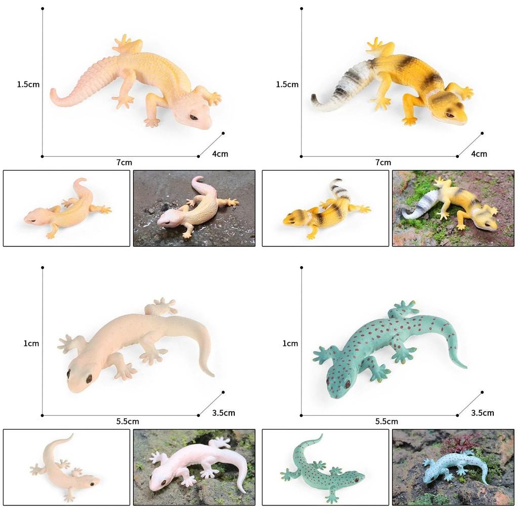 Kids Realistic Animal Model Gecko Wall Lizard Educational Toy For Science Learning