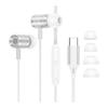 Earphones, Wired Type C Earphones, Canal Type, HiFi Clear Calls for iPhone 17, Includes Microphone, Remote Control, Lightweight, Comfortable Fit,