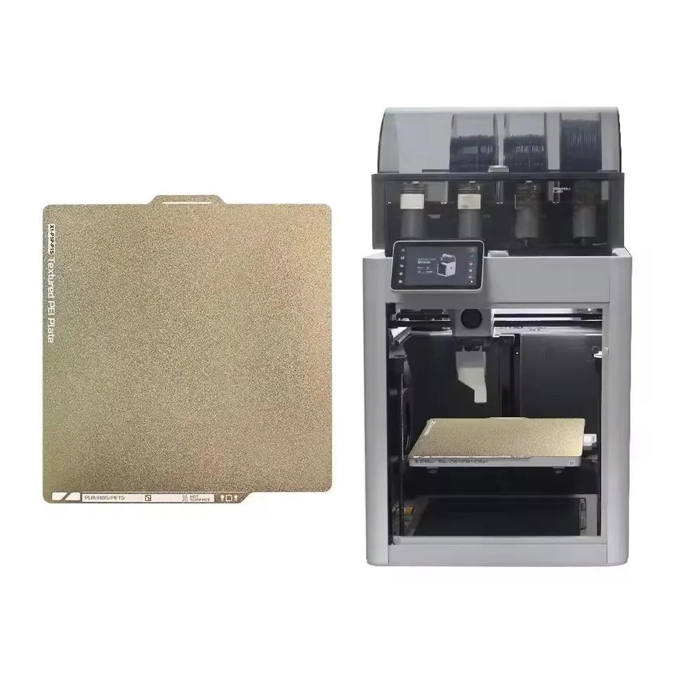 257x257mm Build Plate For Bambu Lab X1/P1P/P1S Texture Double Sided PEI Spring Steel Sheet For Bamboo Lab 3D Printer Accessories