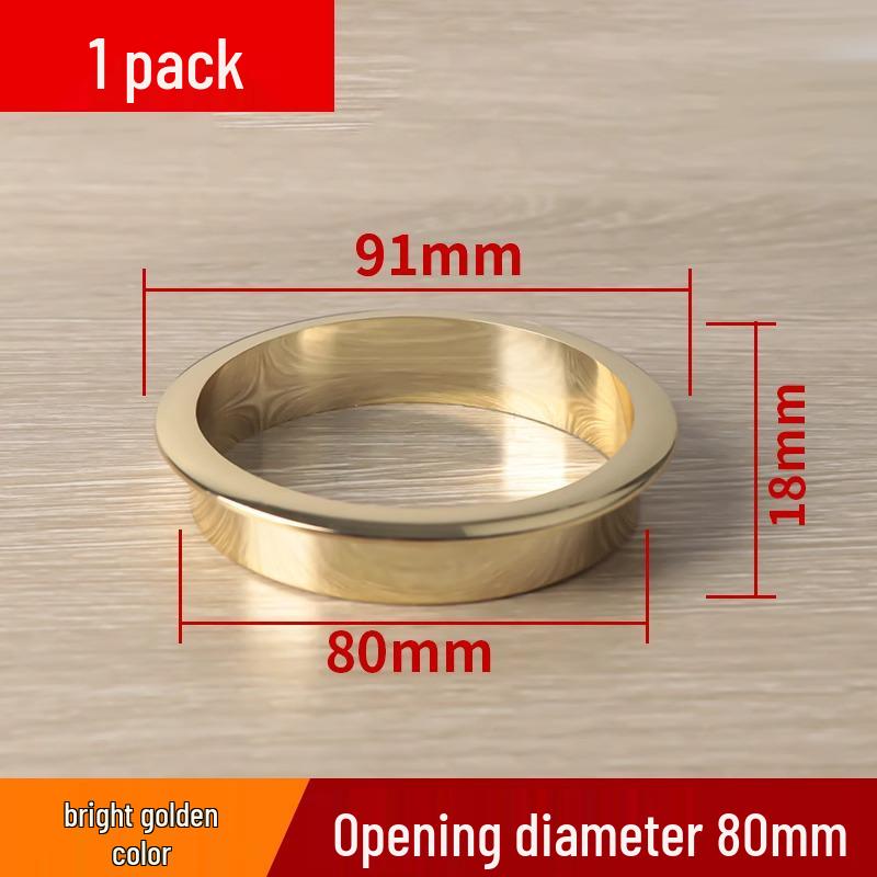 Round Plastic Desk Grommet Cover for Cable Management