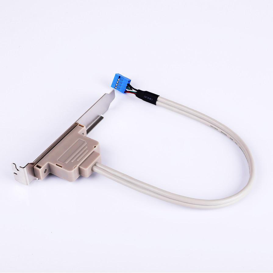 Dual USB 2.0 Deflector spate cu cablu de expansiune pentru placa de baza PCI Desktop