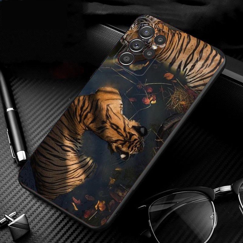 

Japanese tiger art tattoo designs Phone Case For Samsung Galaxy S25 S24 S23 S22 S21 Ultra S24 S23 S22 S21 S25 Plus S24 S20 FE S24